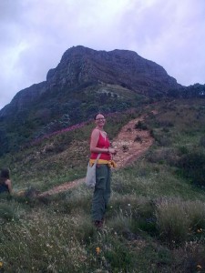 Bernadette on Table Mountain