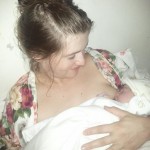Claire and Hannah after Birth Claire and Hannah Rose after the birth