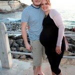 Mieke and her husband Cornell at 38 weeks