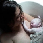 Aerin just after birth