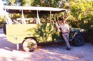 Asher at Amakhala Game Reserve before a Game Drive