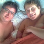Katia, Denis and Marina soon after birth