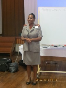 Matron Patricia Dlamini leading the way